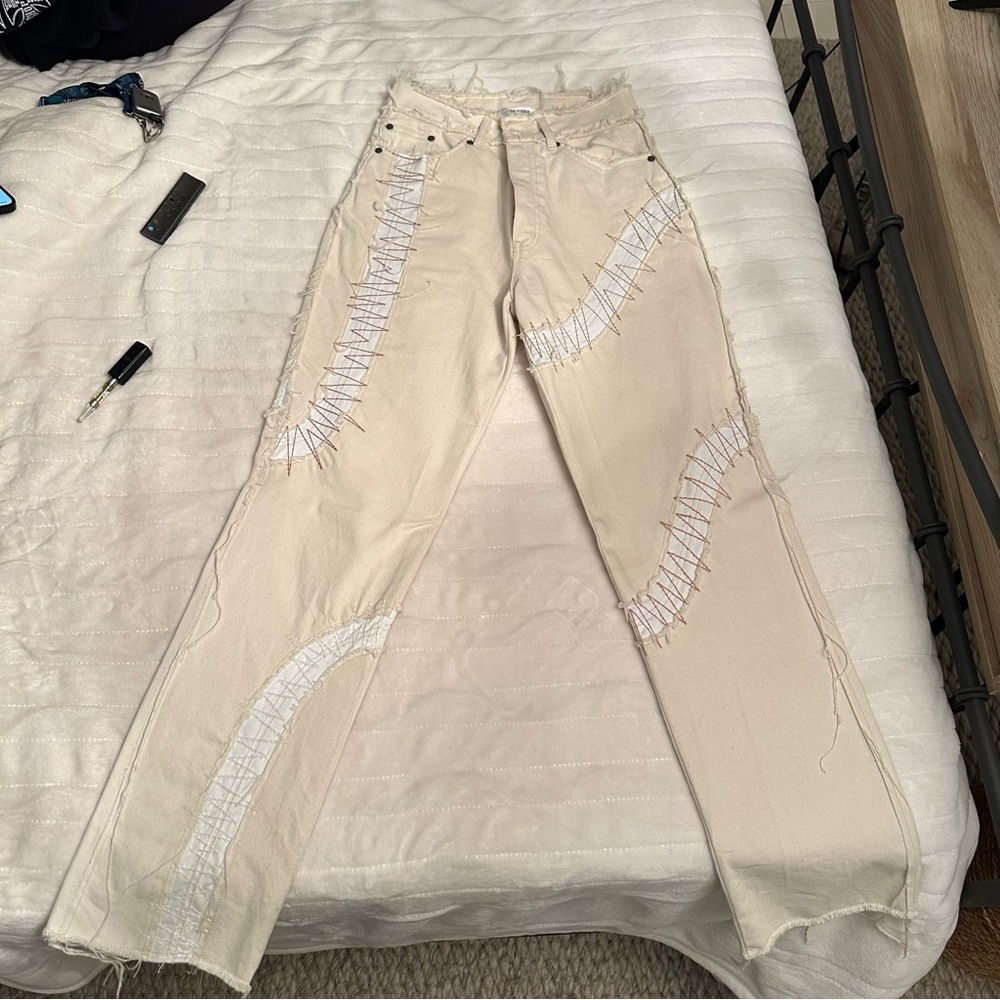 DANIELLE GUIZIO PATCHWORK JEANS